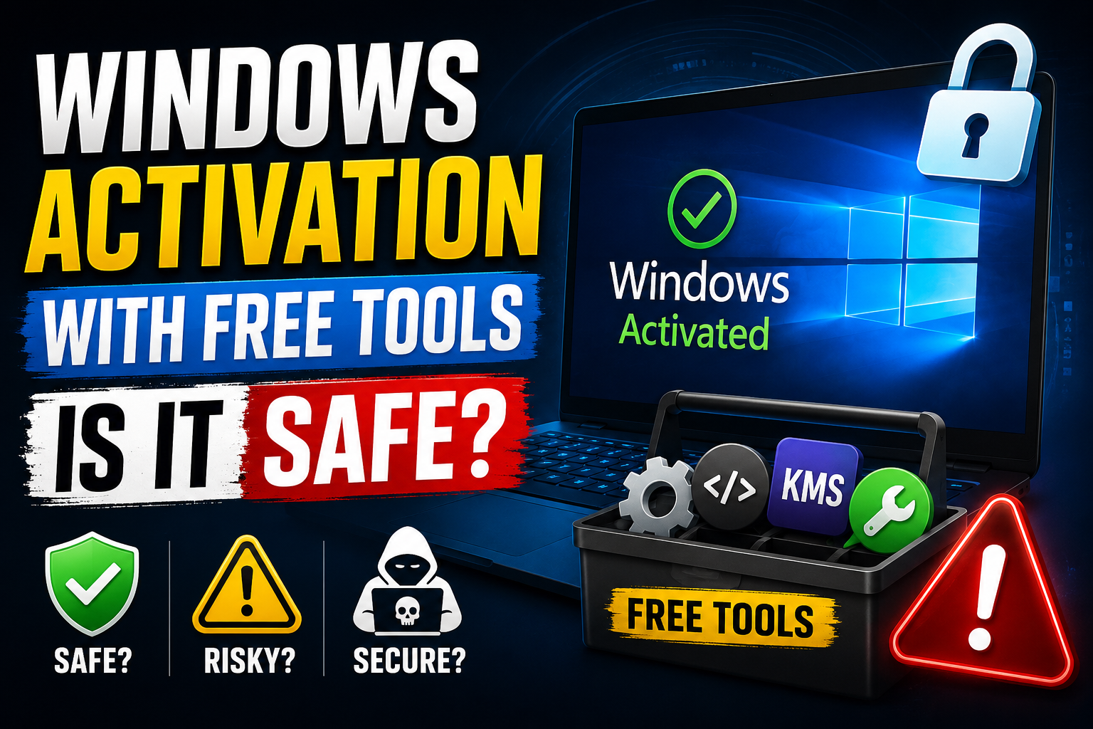 Windows Activation with MSGuides and other free tools – Is It Safe and Secure?